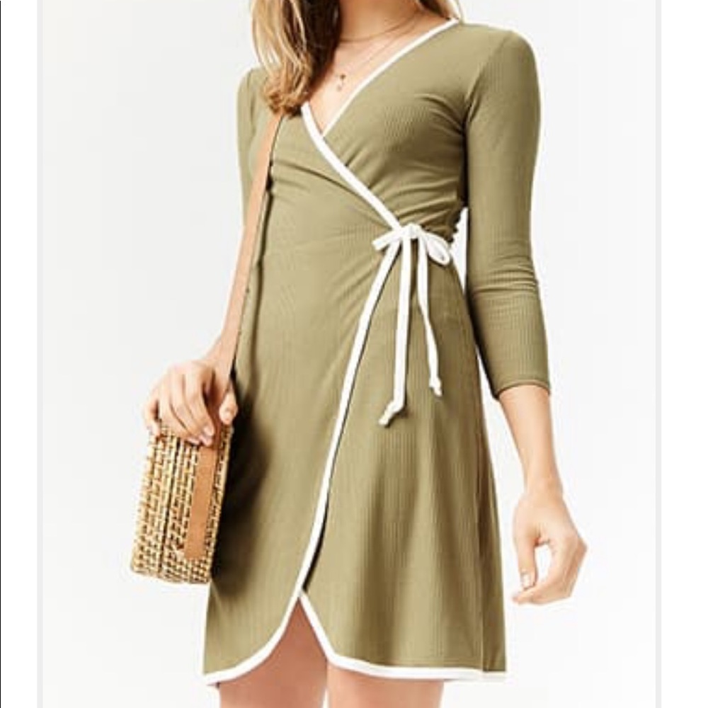 Forever 21 Surplice Wrap Dress